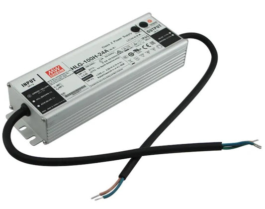 Transformer 96W for 24v DC Model HLG-100H-24A by Mean Well